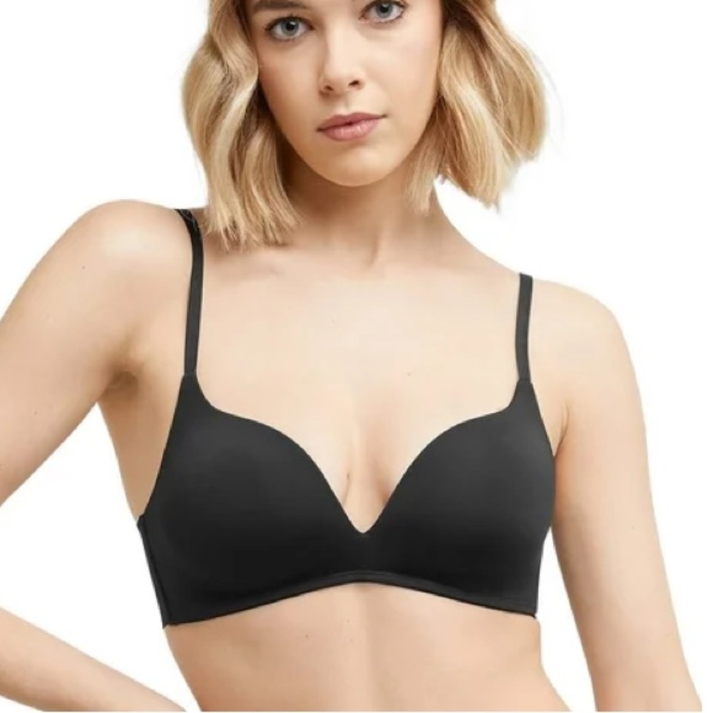🌻Maidenform M Women's Black Lift Wireless Bra Size 36B